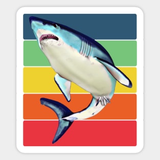 Rainbow Shark Sticker